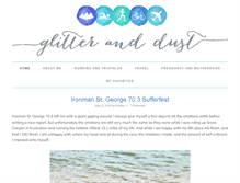Tablet Screenshot of glitteranddust.com
